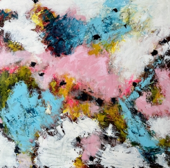 Peaceful colors by Inge Thøgersen | maleri