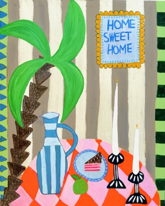 Home Sweet Home by Lone Gadegaard Dyrby | maleri