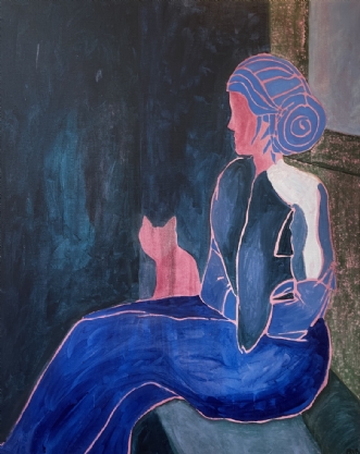 Me and Picasso by Camilla Blauenfeldt | maleri